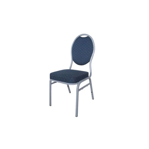 Chaise Empilable Argentée avec Assise Bleue Matignon Lyrose Le moins cher ???? Chaise Empilable Argentée avec Assise Bleue Matignon Lyrose ???? -Madison Ezax Shop chaise empilable argentee avec assise bleue matignon lyrose