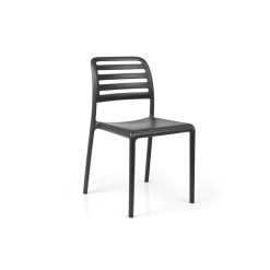 Grosses soldes ✔️ Chaise en Polypropylène Costa Bistrot Anthracite Nardi ⭐