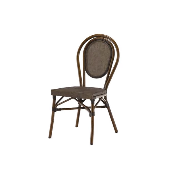 Chaise Imitation Rotin Moka et Bois Lyrose Meilleur prix ???? Chaise Imitation Rotin Moka et Bois Lyrose ???? -Madison Ezax Shop chaise imitation rotin moka et bois lyrose