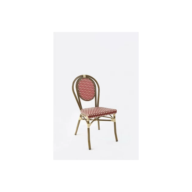 Offres 🎁 Chaise Tressée Bamboo Rouge et Crème Lyrose 😉 3 Offres 🎁 Chaise Tressée Bamboo Rouge et Crème Lyrose 😉