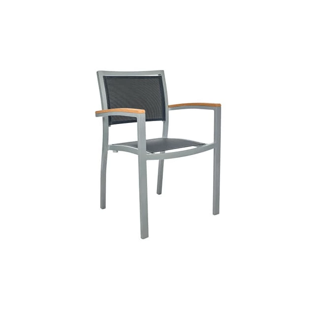 Fauteuil en Aluminium Laqué Monaco Anthracite Ezpeleta Vente flash ???? Fauteuil en Aluminium Laqué Monaco Anthracite Ezpeleta ???? -Madison Ezax Shop fauteuil en aluminium laque monaco anthracite ezpeleta