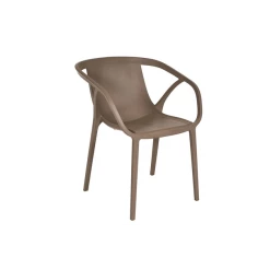 Sortie 😉 Fauteuil en Polypropylène effet Chevrons Hop Taupe Ezpeleta 😀