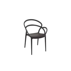 Nouveau 🥰 Fauteuil en Polypropylène Mila Noir Siesta 😍