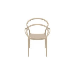 Bon marché ⭐ Fauteuil en Polypropylène Mila Taupe Siesta ⌛