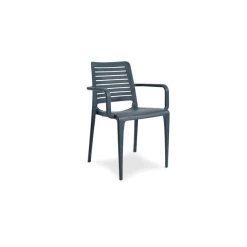 Meilleure affaire 😉 Fauteuil en Polypropylène Park Anthracite Ezpeleta 👏