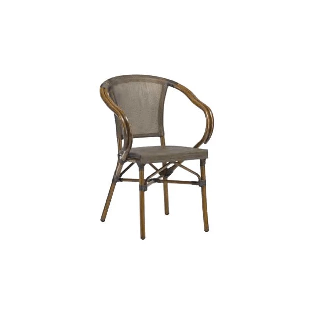 Fauteuil Imitation Rotin Beige et Bois Lyrose De gros ???? Fauteuil Imitation Rotin Beige et Bois Lyrose ???? -Madison Ezax Shop fauteuil imitation rotin beige et bois lyrose