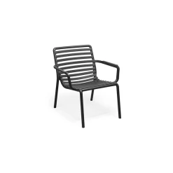 De gros ❤️ Fauteuil Relax en Résine 🦮 Doga Anthracite Nardi 🌟