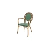 Meilleur prix ???? Fauteuil Tressé Bamboo Vert et Crème Lyrose ???? 1 Meilleur prix ???? Fauteuil Tressé Bamboo Vert et Crème Lyrose ???? -Madison Ezax Shop fauteuil tresse bamboo vert et creme lyrose