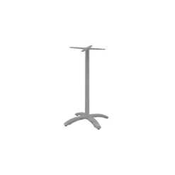 Coupon 🤩 Pied de Mange-Debout en Métal Gris Aluminium Athena Lyrose ✔️