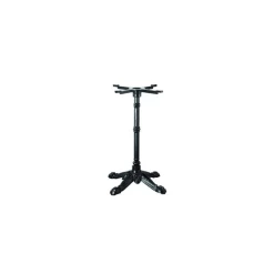 Grosses soldes 🧨 Pied de Table Base 4 Branches en Fonte Epoxy Noire Retro Lyrose 🤩