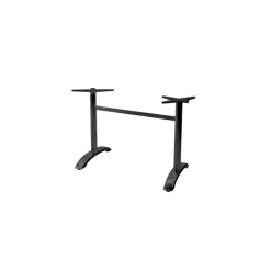 Remise ✔️ Pied de Table Double en Métal Noir Athena Lyrose 🥰