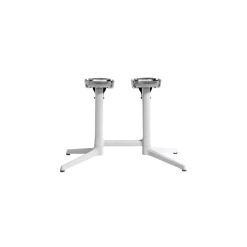 Tout neuf ✔️ Pied de Table Double Gris Platinium X 2.0 Grosfillex 🔥