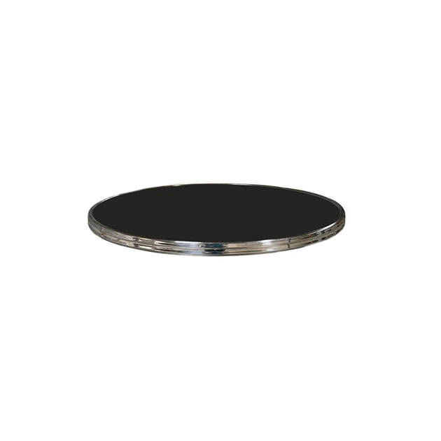 Grosses soldes 🎉 Plateau de Table Ø60 cm Noir Cerclage Inox Cerclé Topalit ❤️ 3 Grosses soldes 🎉 Plateau de Table Ø60 cm Noir Cerclage Inox Cerclé Topalit ❤️