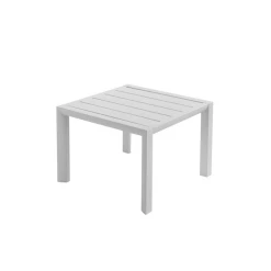 Meilleur prix 😉 Table Basse Carrée 50 x 50 cm Blanc Glacier Sunset Grosfillex 🌟