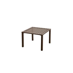 De gros ⌛ Table Basse Carrée 50 x 50 cm Bronze Sunset Grosfillex ⌛