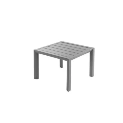 Meilleure affaire ⌛ Table Basse Carrée 50 x 50 cm Gris Platinium Sunset Grosfillex 🌟